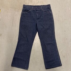 Vintage 1970’s Farah Dark Blue Women's Jeans